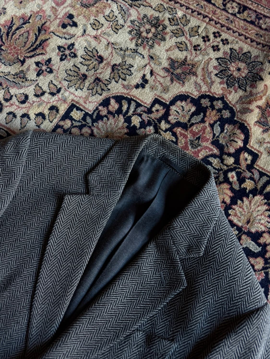 아르마니 헤링본 블레이저 남성95-100 상품이미지5