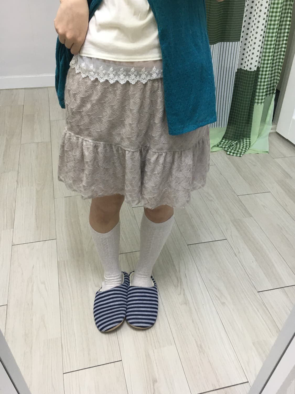 애쉬 니트 미니 스커트 상품이미지9