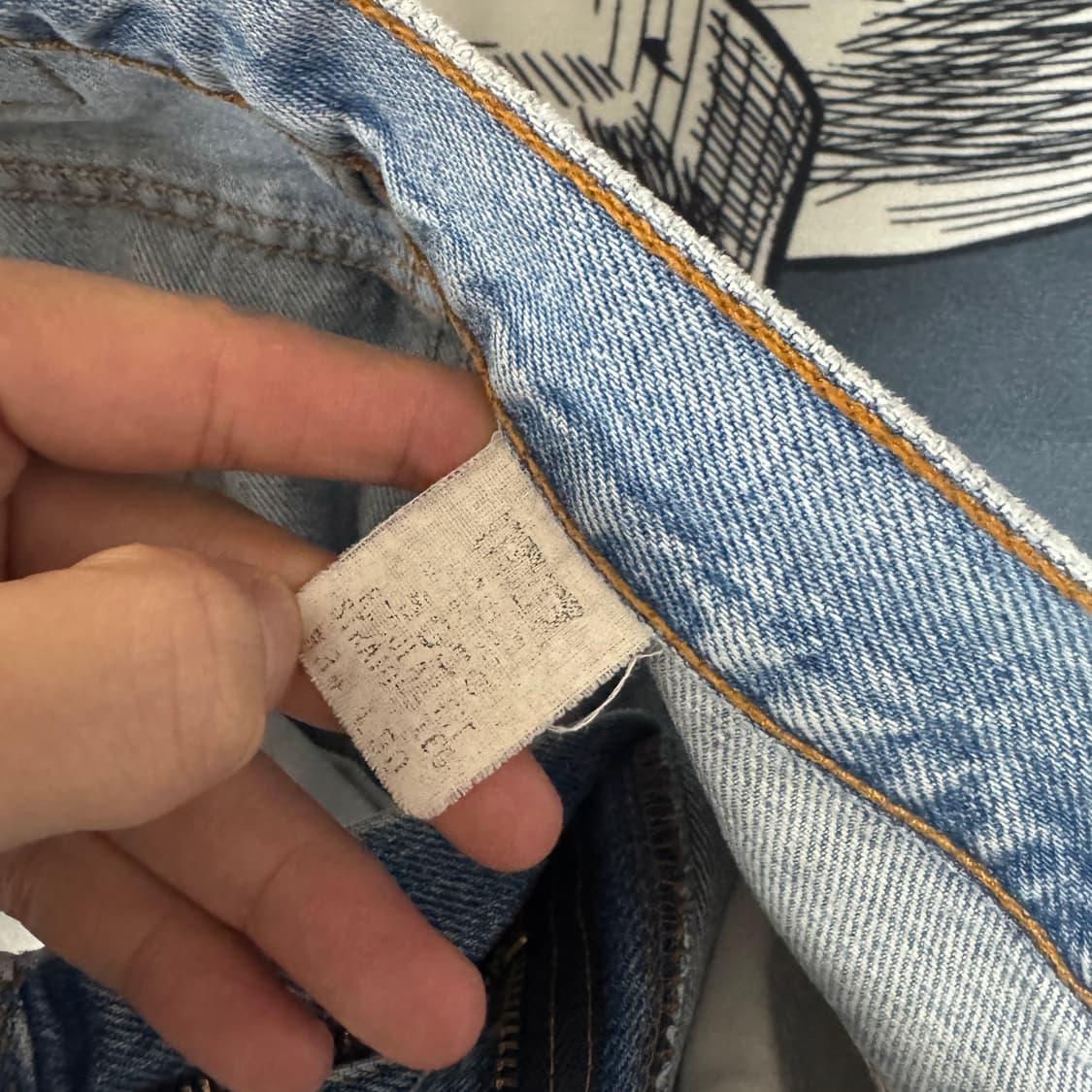 90s 리바이스 505 W34L30 (미국 554공장) 상품이미지5