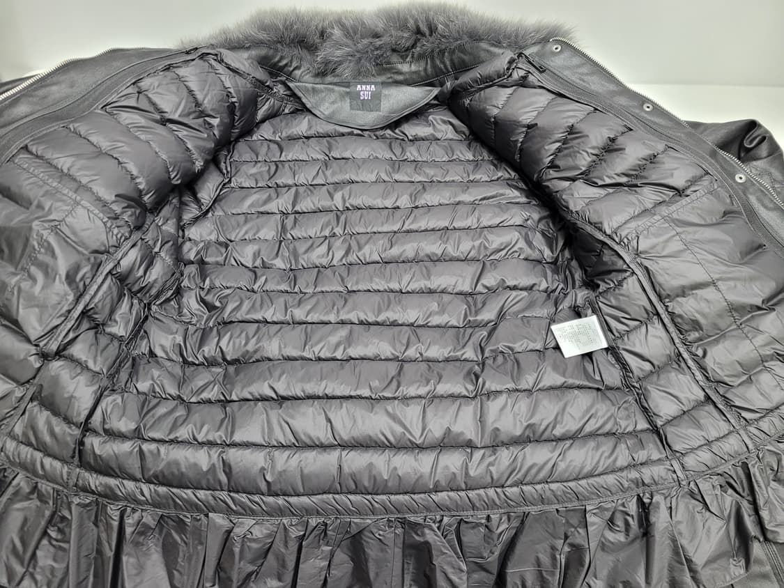 (새상품급) 안나수이 20FW 폭스퍼 다운 패딩 벨티드 자켓 / 여 55 상품이미지8