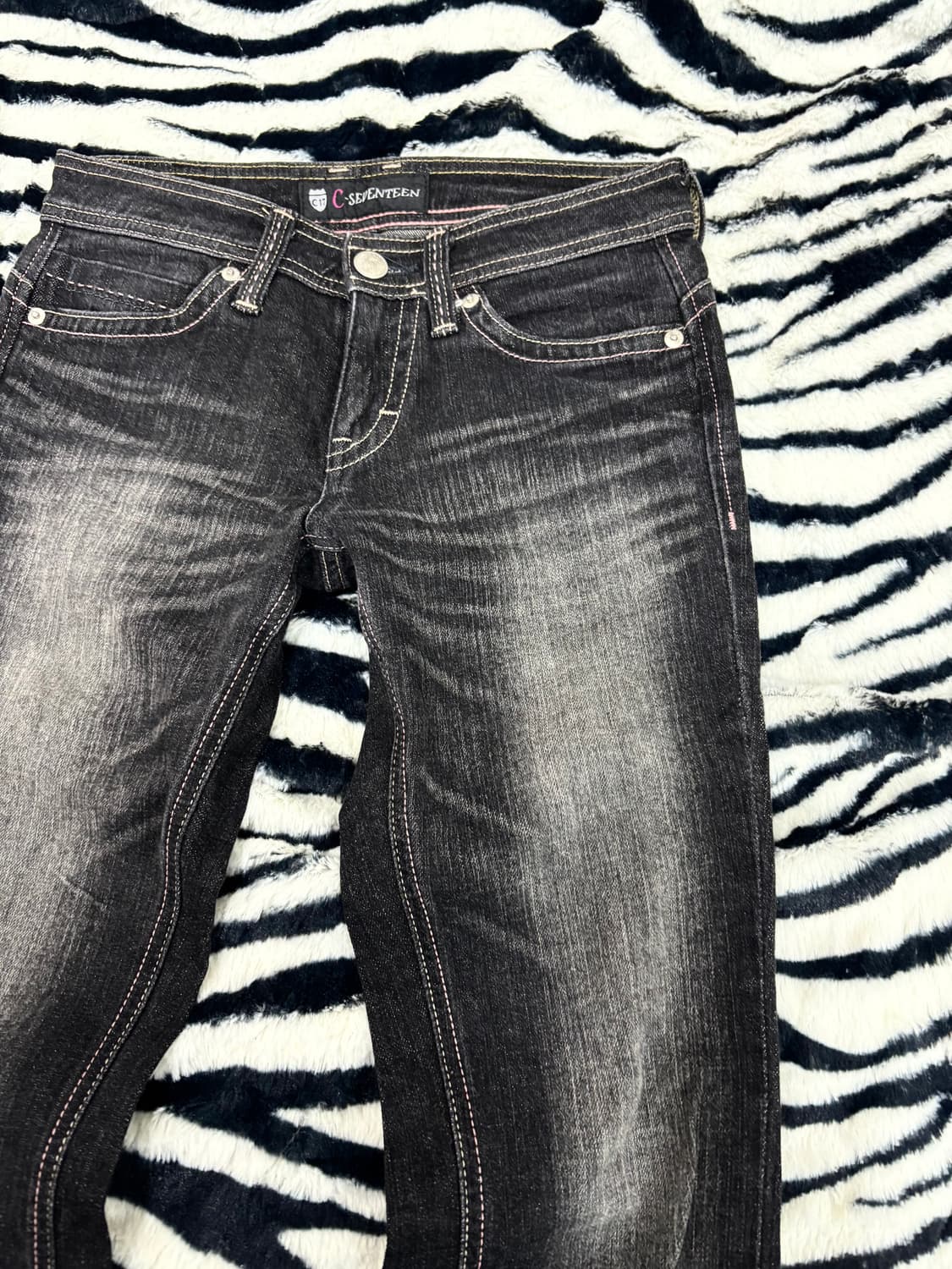 [G-Seventeen]Y2K Black Boots-Cut Washed  상품이미지9