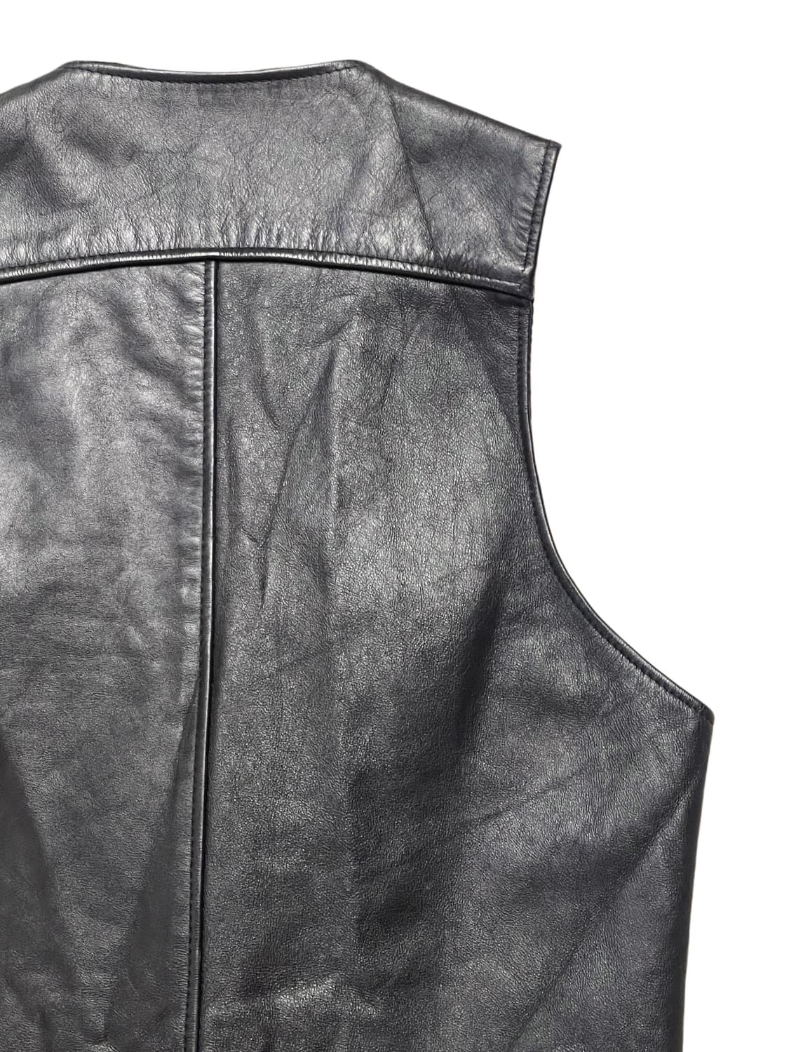 Schott 남성 가죽 베스트 상품이미지7