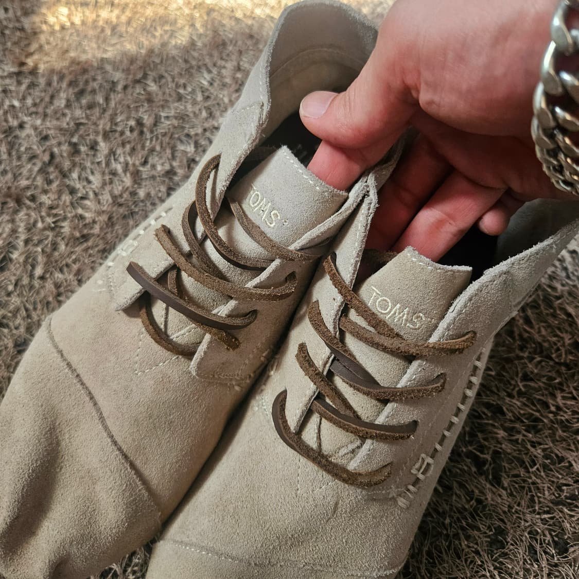 탐즈(TOMS) 가죽 스웨이드 데저트 부츠 M9 size 상품이미지2