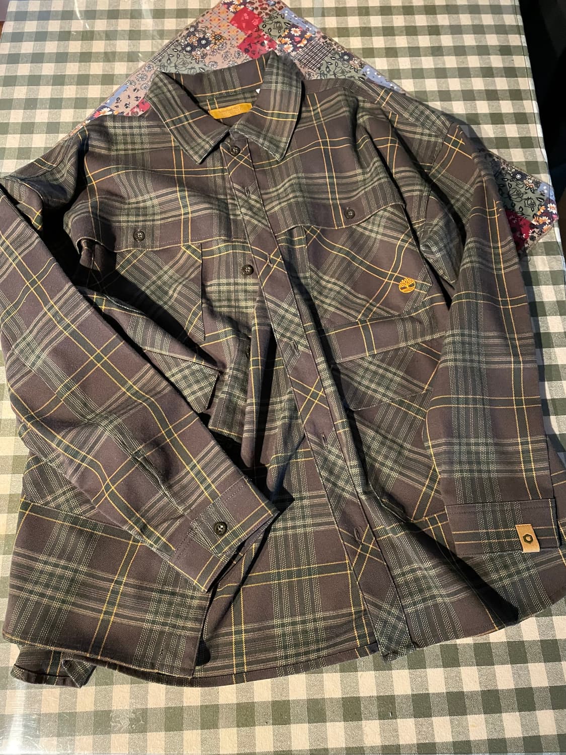 팀버랜드 유틸리티 포켓 체크셔츠 상품이미지1