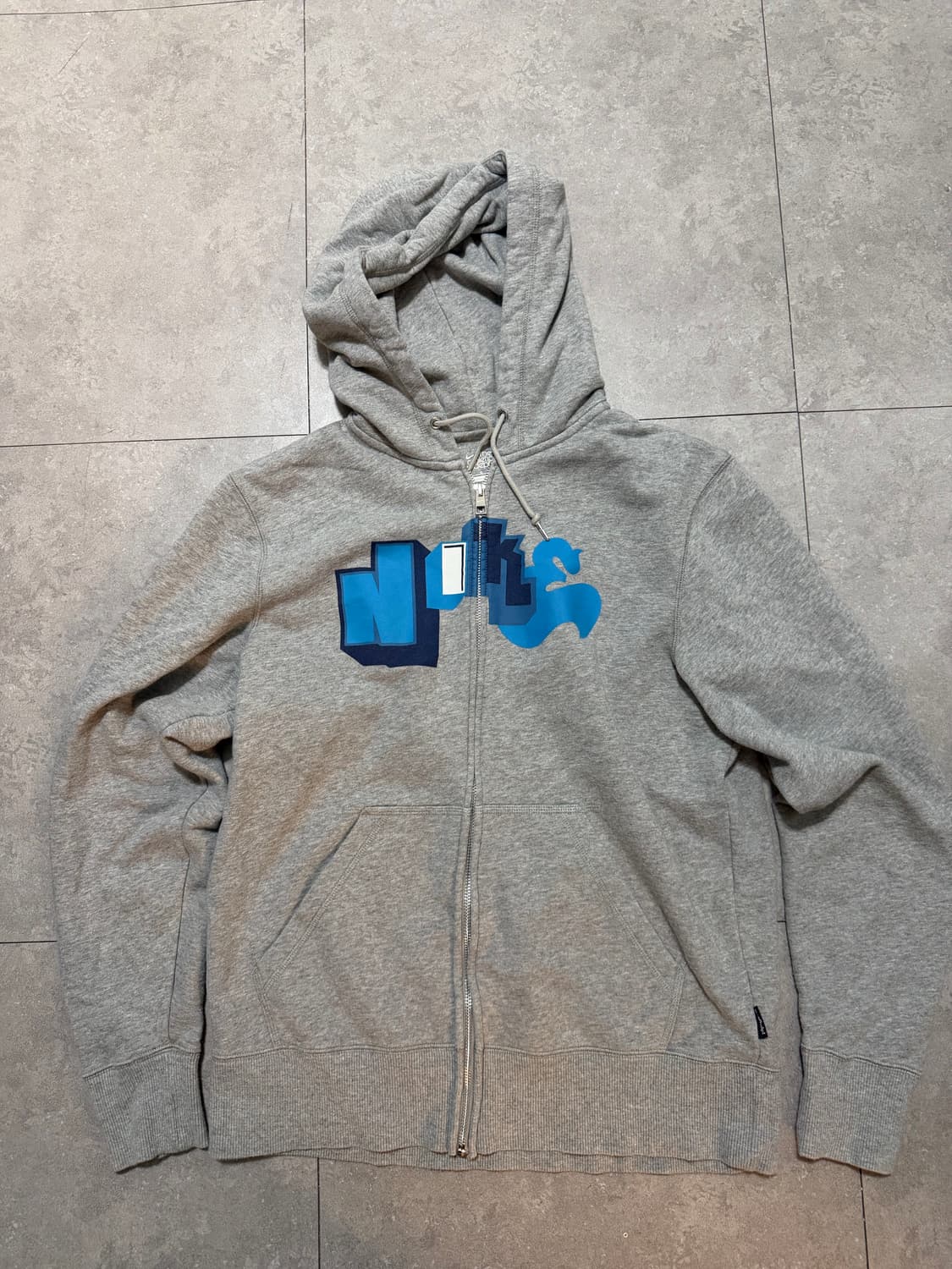  나이키 로고 스펠아웃 빈티지 스웻 후드 자켓 95size  상품이미지1