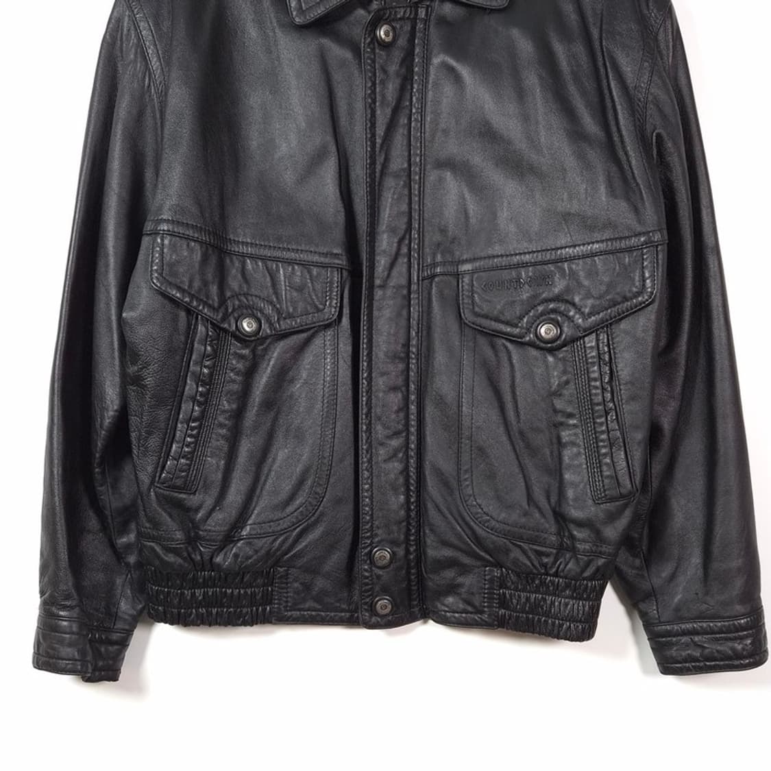 카운트다운 램스킨 나파 양가죽 레더 워크 자켓 L 상품이미지4