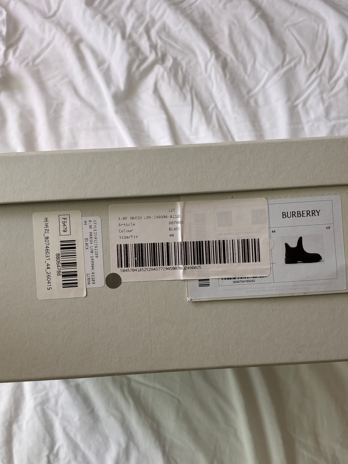 버버리 마쉬 로우 부츠 (44/새제품/풀구성/정가110만원) 상품이미지3