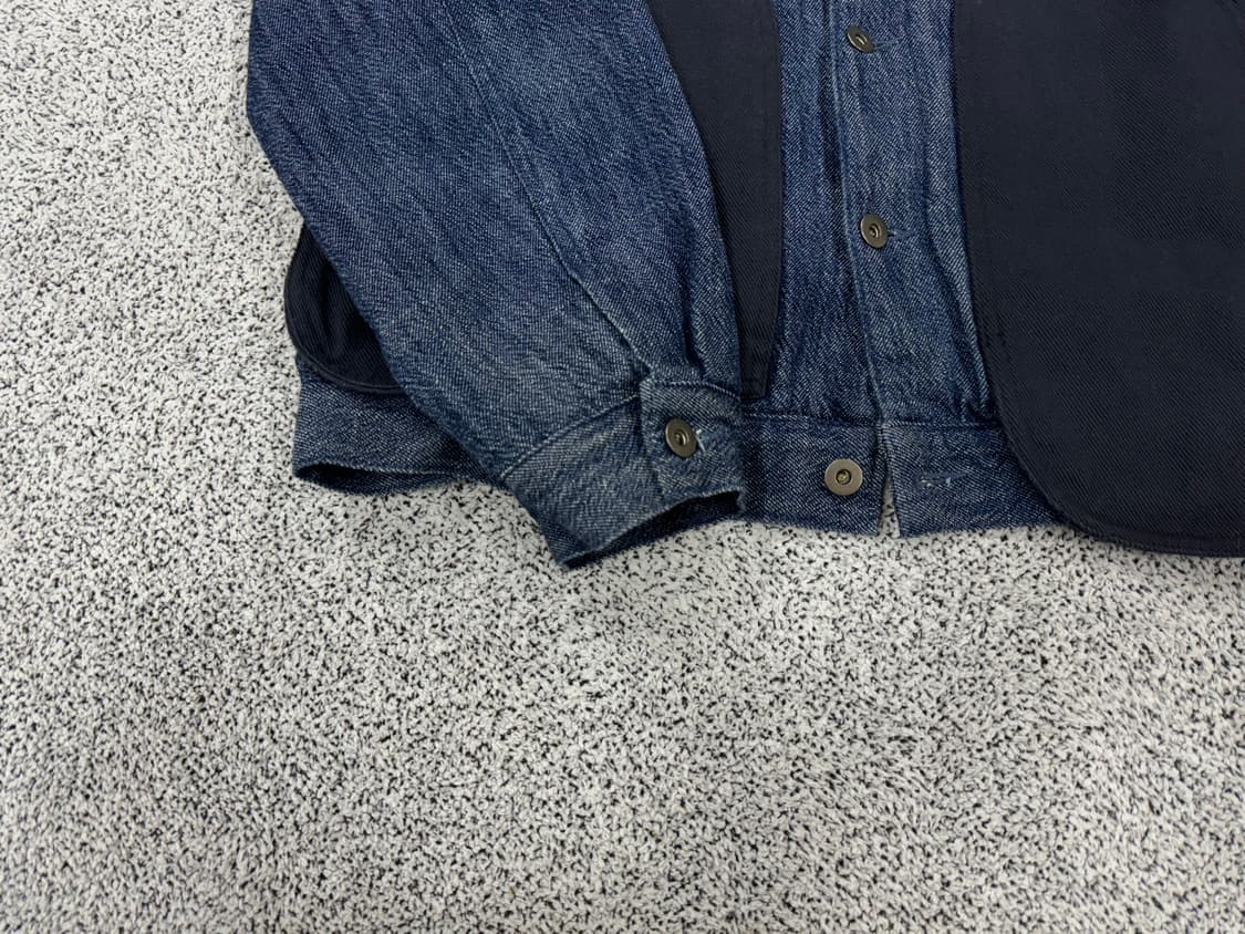 빈티지 인디고 데님 블루종 상품이미지4