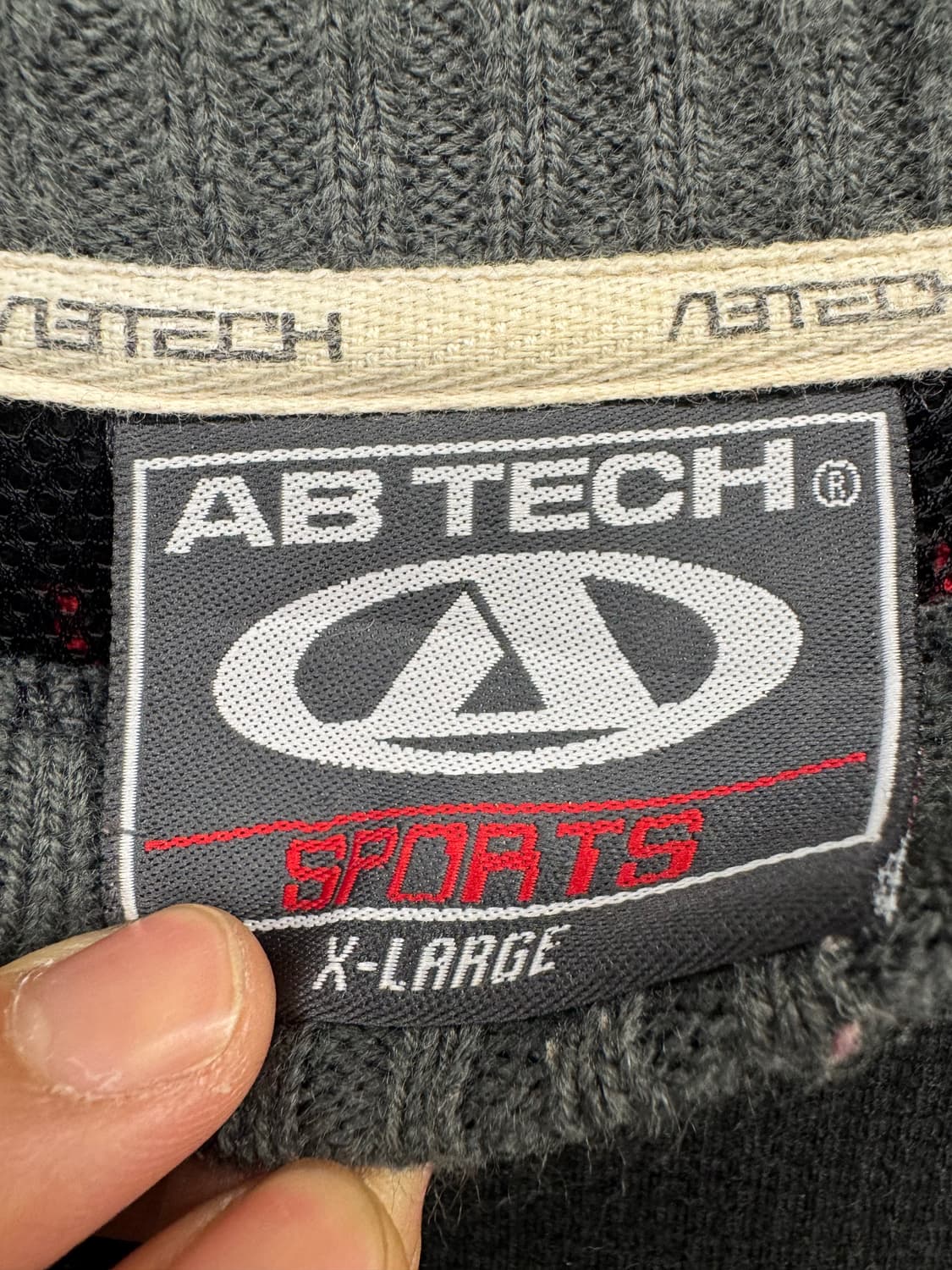 AB TECH 빈티지 와플 맨투맨 상품이미지4