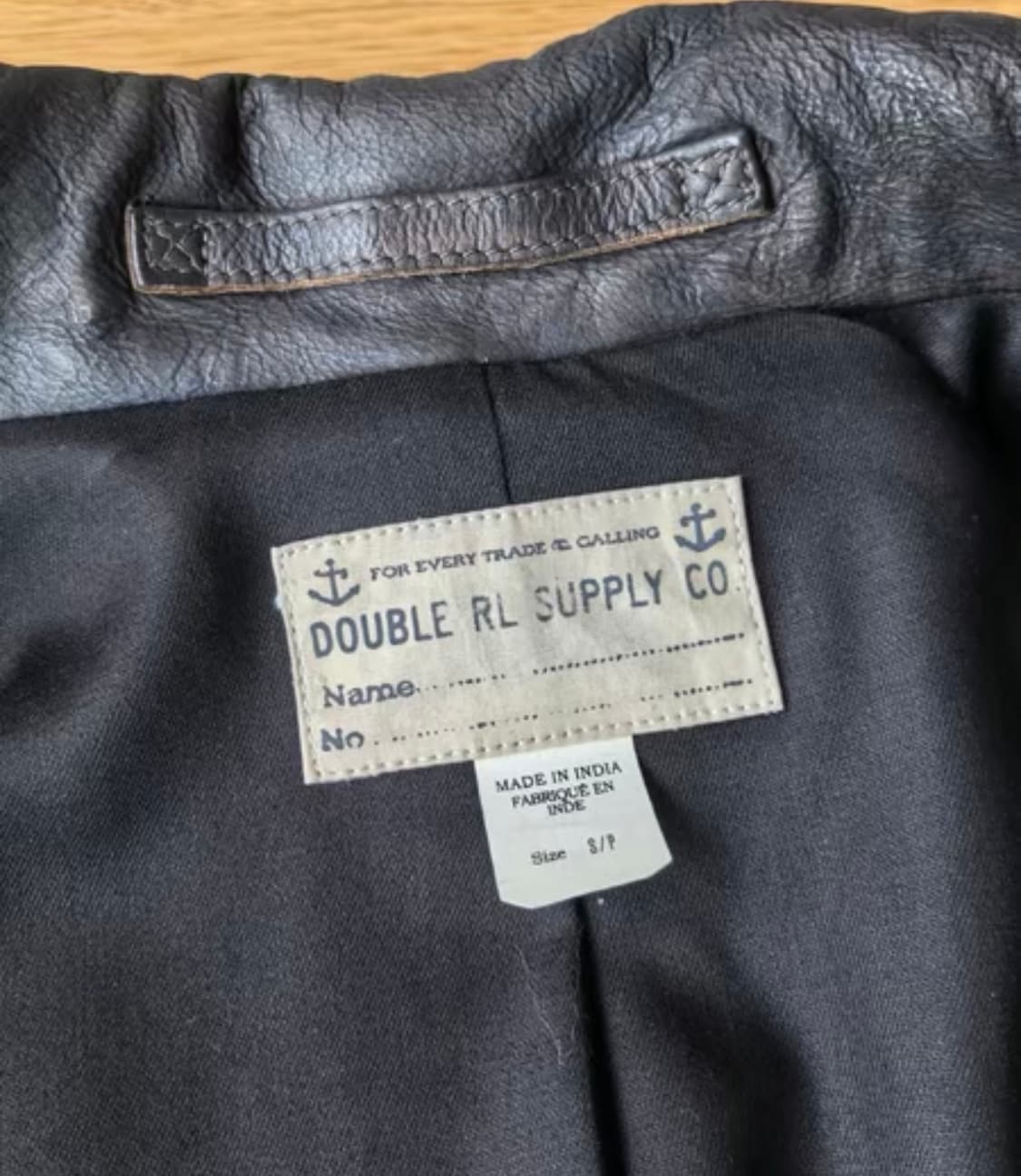 rrl 버팔로 레더 s 상품이미지4