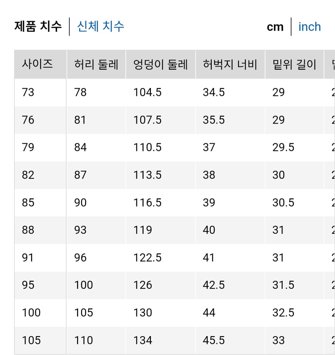 유니클로U 24ss 와이드핏치노 팬츠 블랙 73 상품이미지4