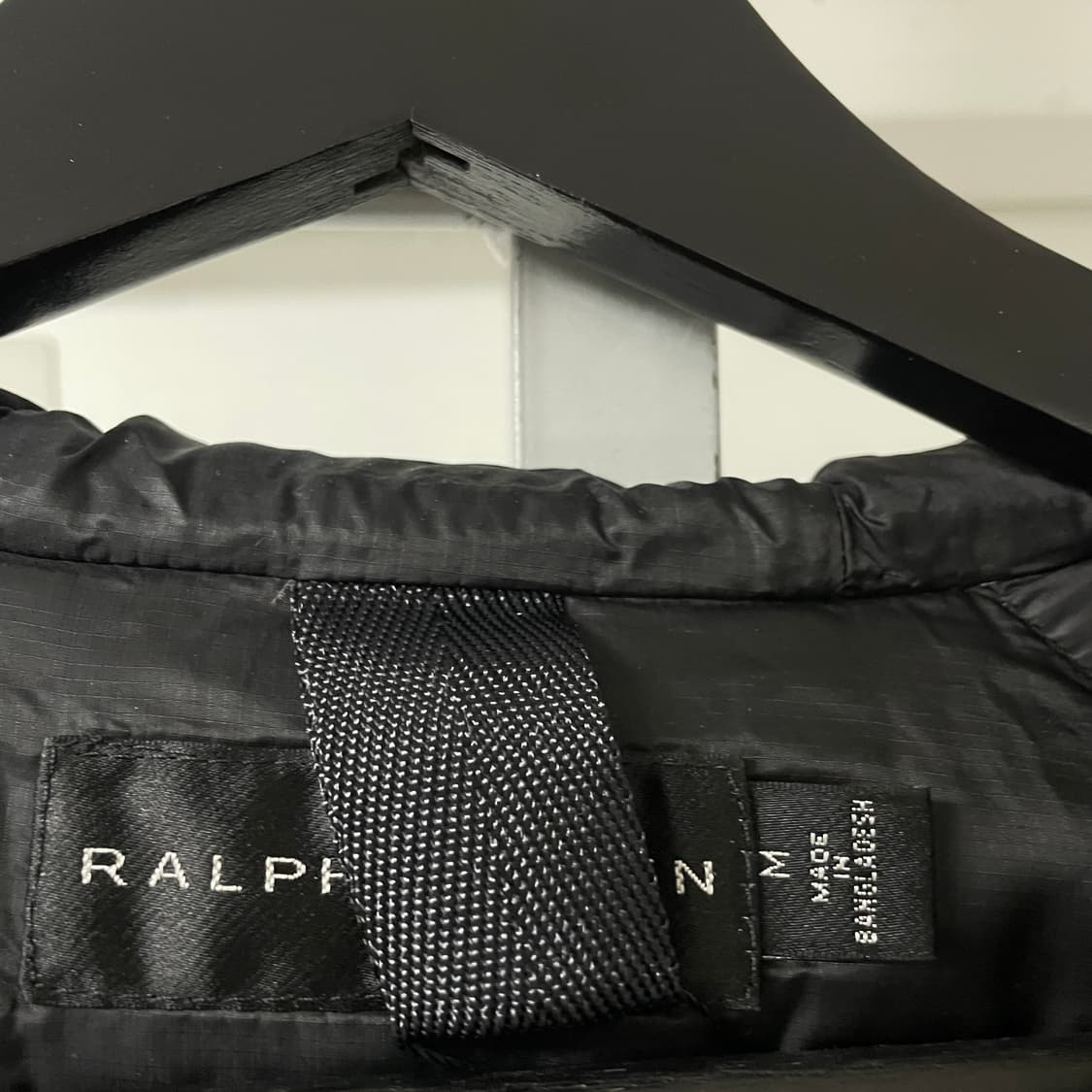 랄프로렌 블랙라벨 블랙 패딩 M(W) 상품이미지4