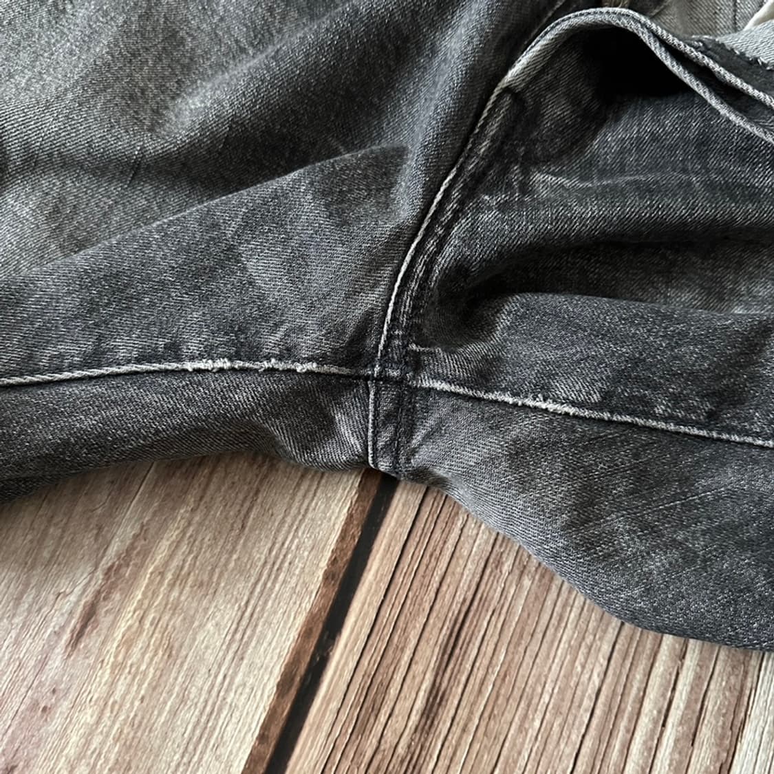 웨어하우스 Lot.800 논셀비지 블랙 데님 팬츠 33 사이즈 상품이미지7