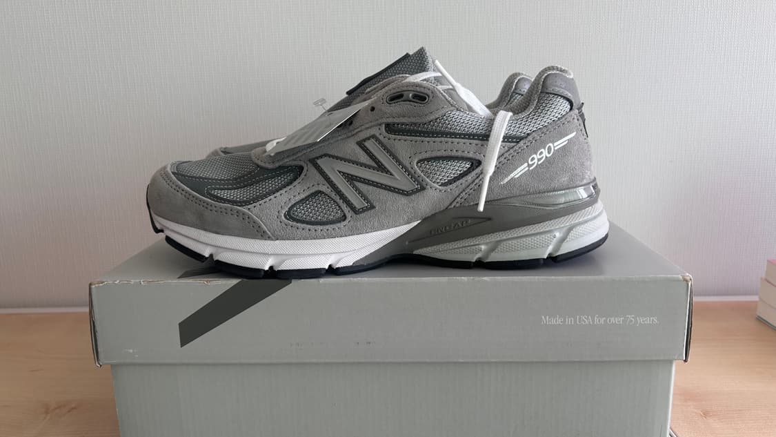 [새상품] 뉴발란스 990v4 그레이 255 상품이미지2