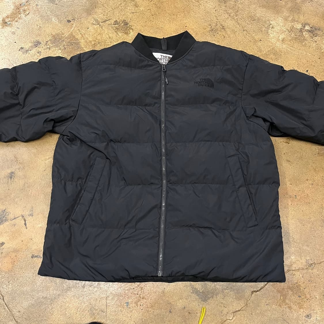 [정품/2XL] 노스페이스 블랙 MA-1 패딩 점퍼 b17 상품이미지3