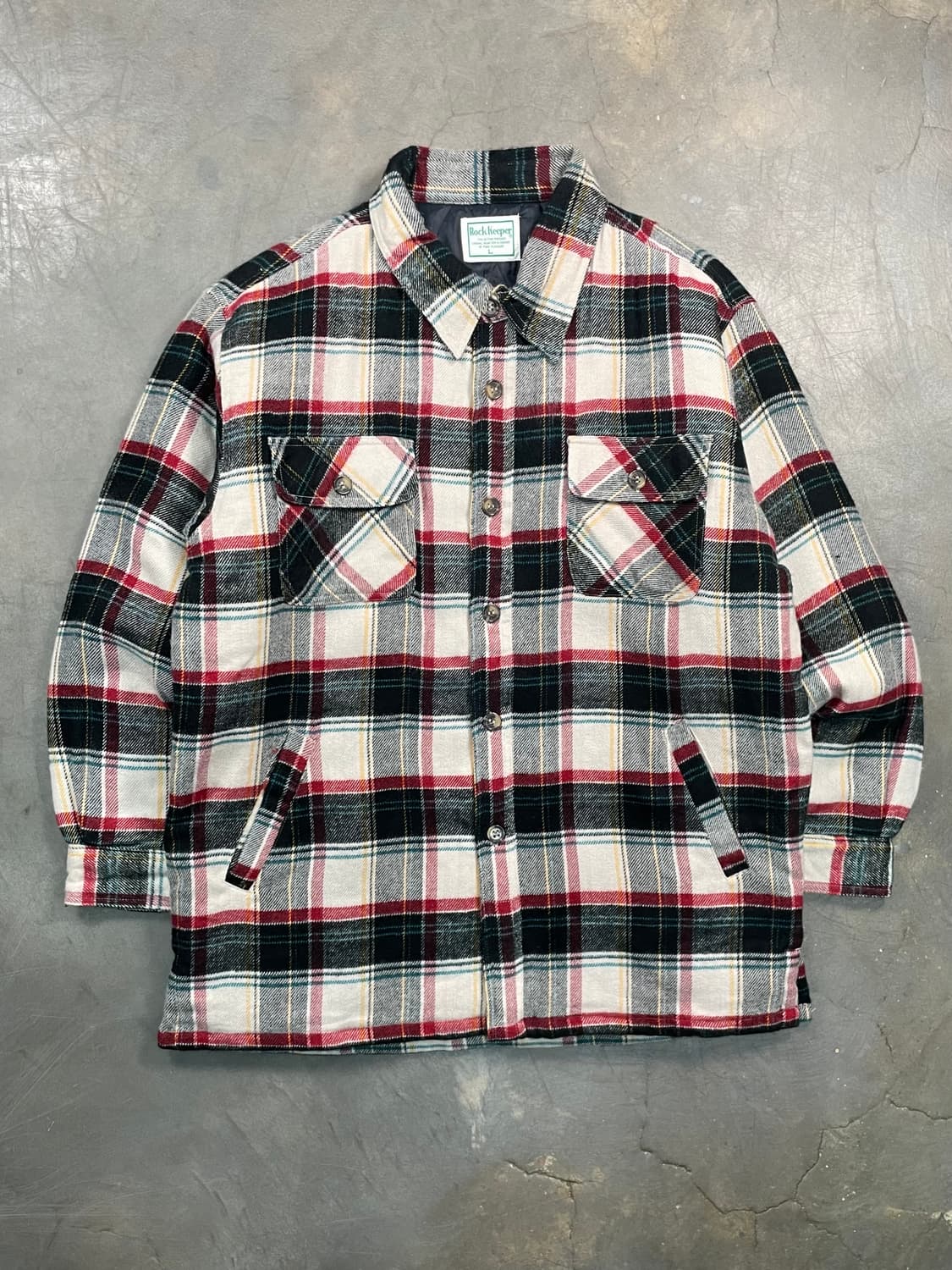 빈티지  플란넬 체크 셔츠 자켓 상품이미지1
