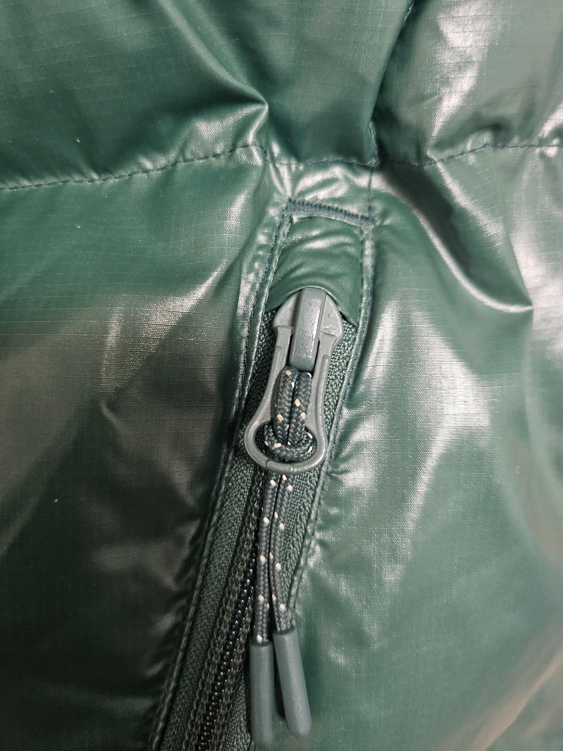 브라운브레스 유광패딩 M 녹색 상품이미지7