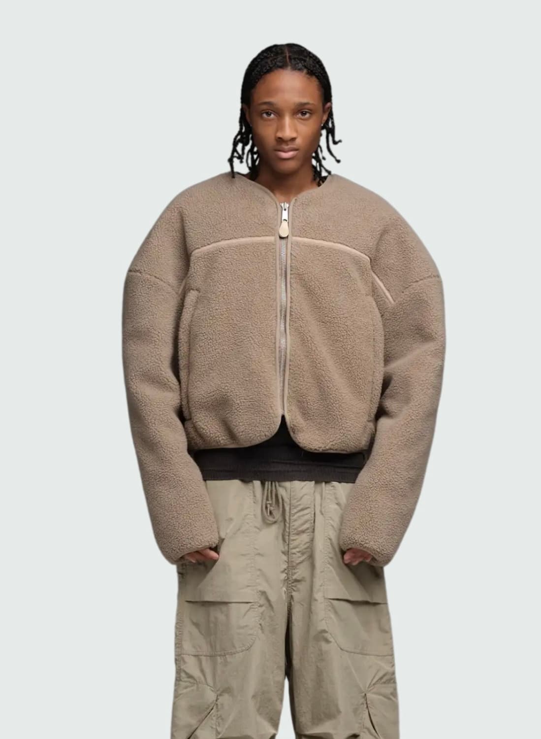 엔타이어 스튜디오 FLUFFY OVERCOAT V2 L사이즈 새상품 상품이미지1