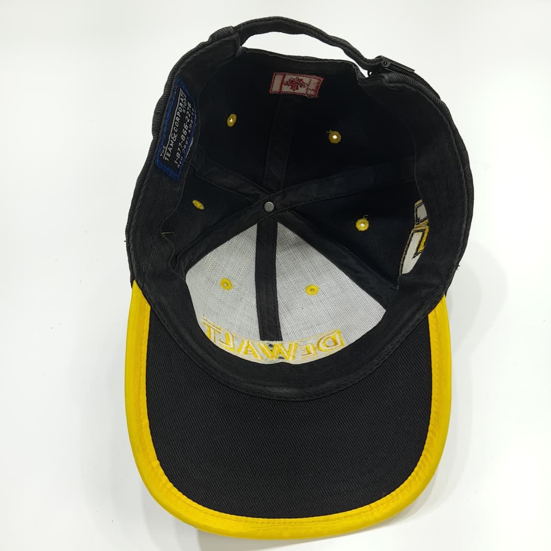 빈티지 DeWALT 블랙 레이싱캡 P1229 상품이미지8