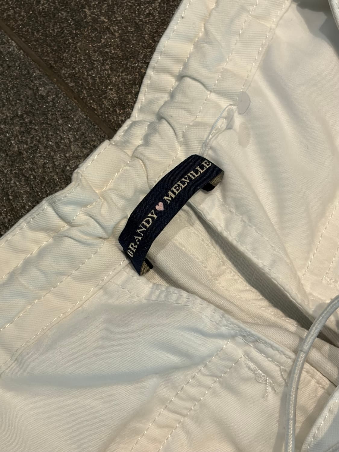 흰색 카고 팬츠 상품이미지3