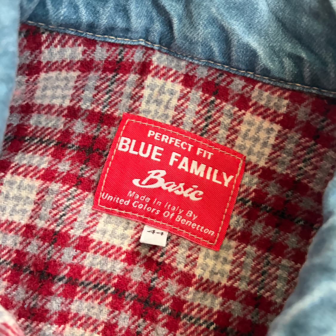 BLUE FAMILY by Benetton 데님자켓 44 상품이미지5