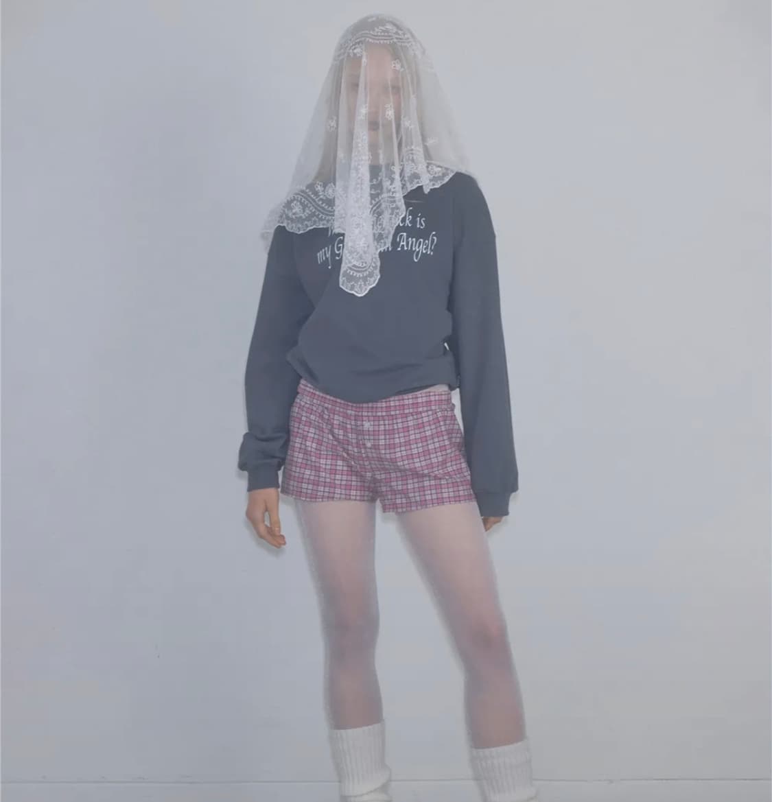 스컬프터 차콜 맨투맨 M size 상품이미지1