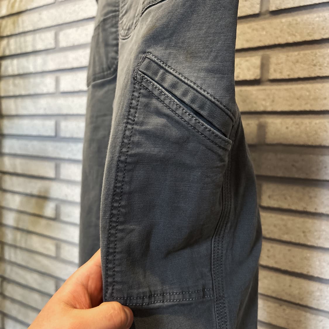 칼하트 워크 카펜터 코튼팬츠 사이드포켓 디테일 차콜 상품이미지7