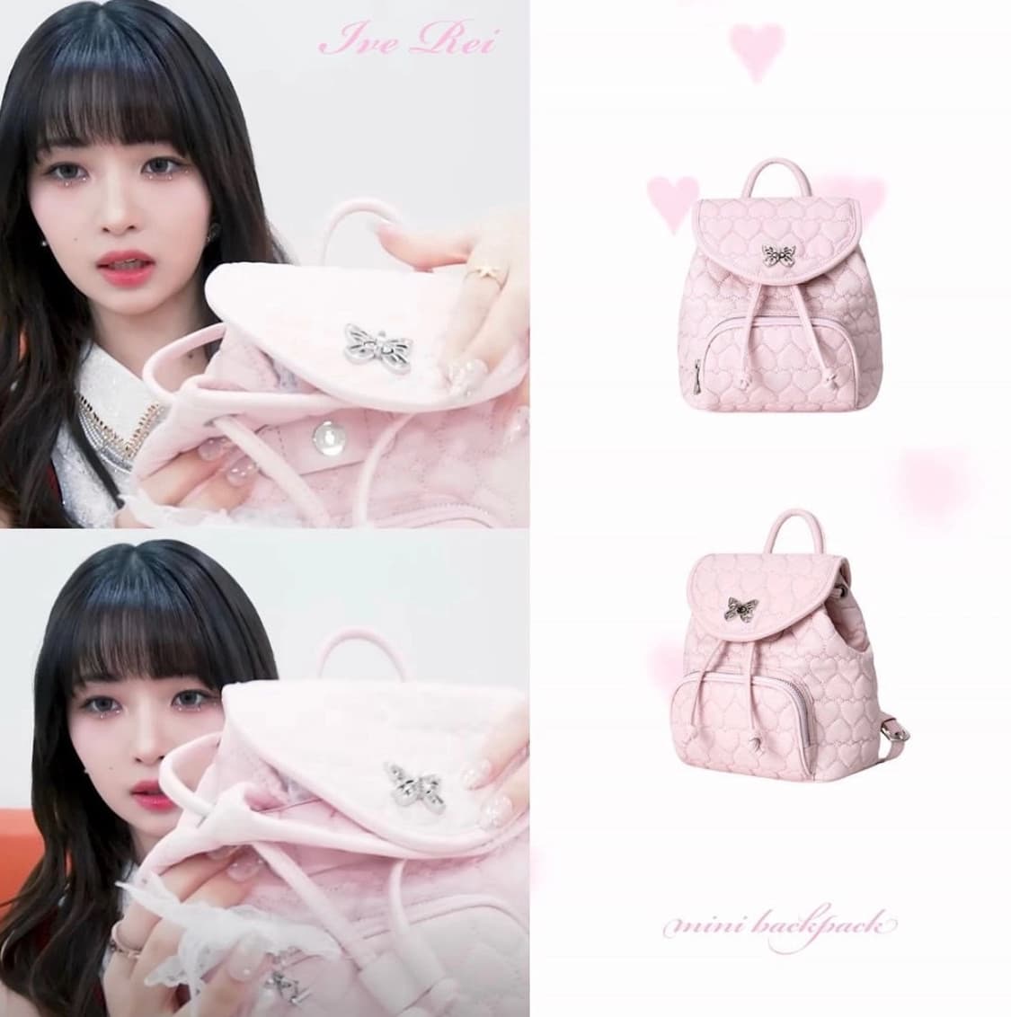 아이당클럽 미니 백팩 아이브 레이 이서 히메갸루 상품이미지3