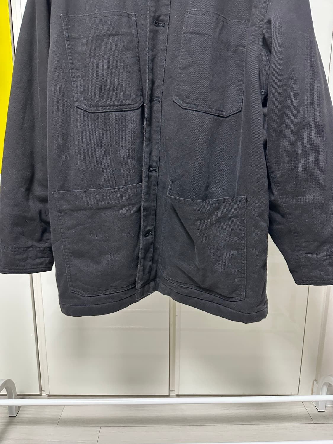 LOFI 블랙 코듀로이 카라 자켓 상품이미지3