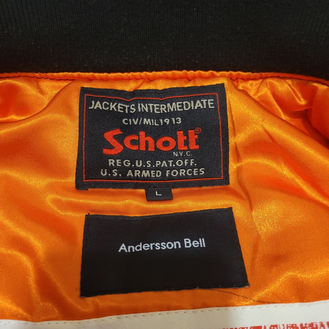 쇼트 X 앤더슨벨 타이거 MA-1 L 상품이미지7