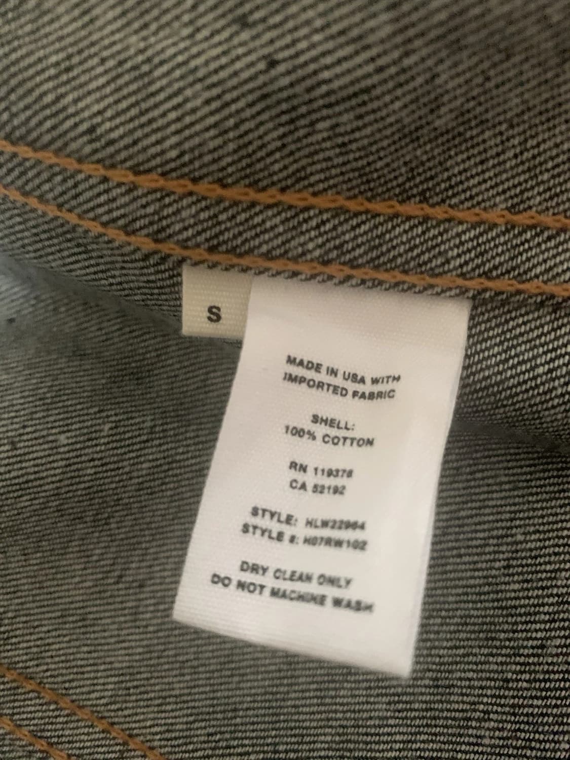 헬무트 랭 로우 데님 집업 트러커 자켓 상품이미지8