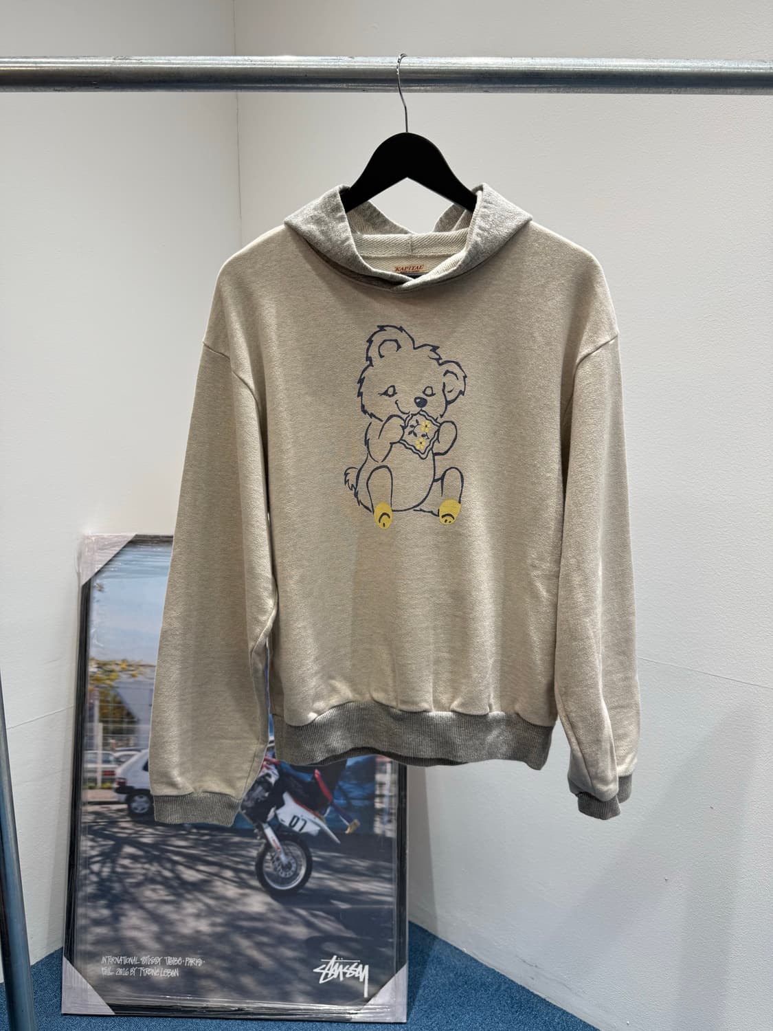 캐피탈 23FW 베어 후드티 상품이미지1