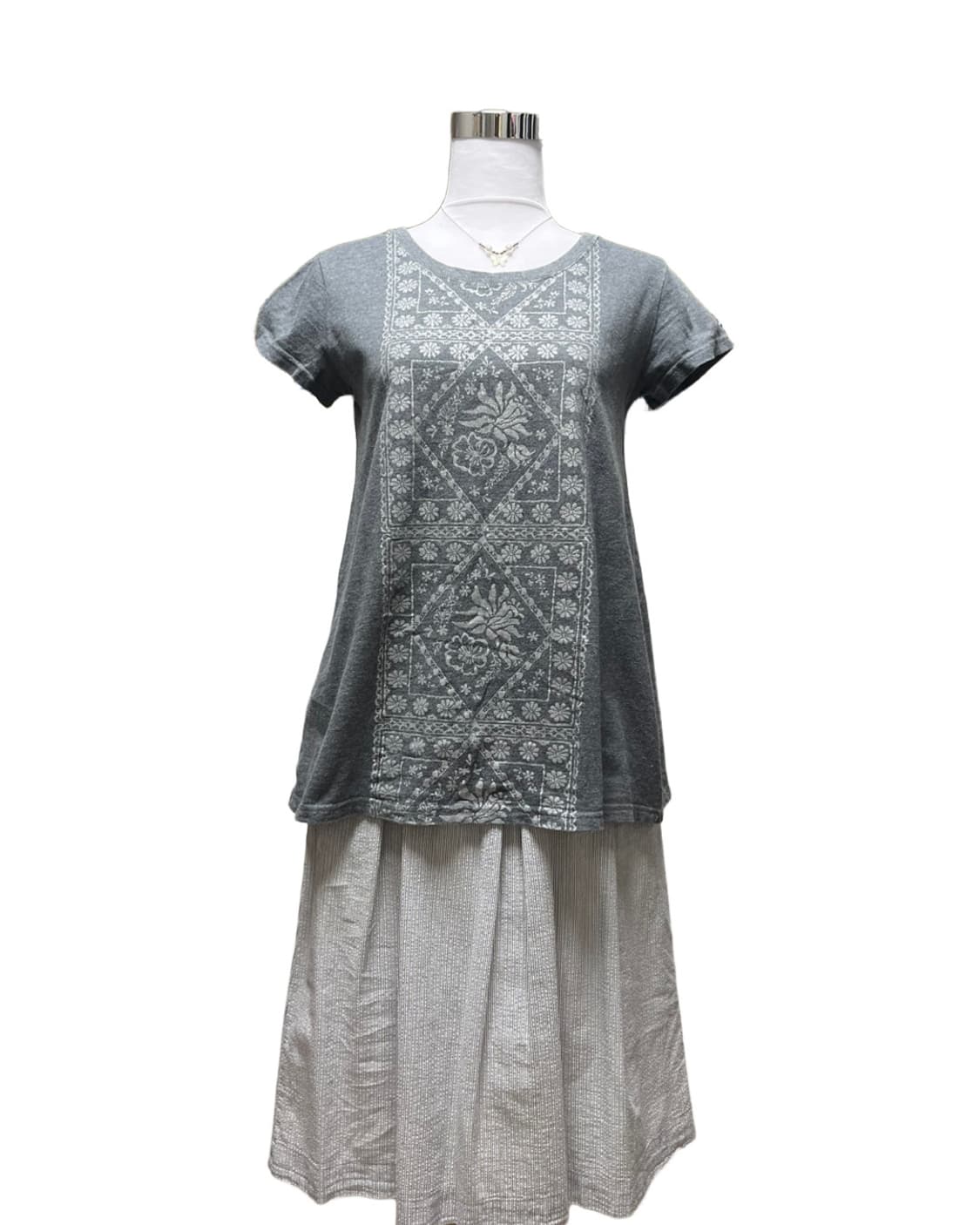 Silver glitter pattern top 상품이미지5