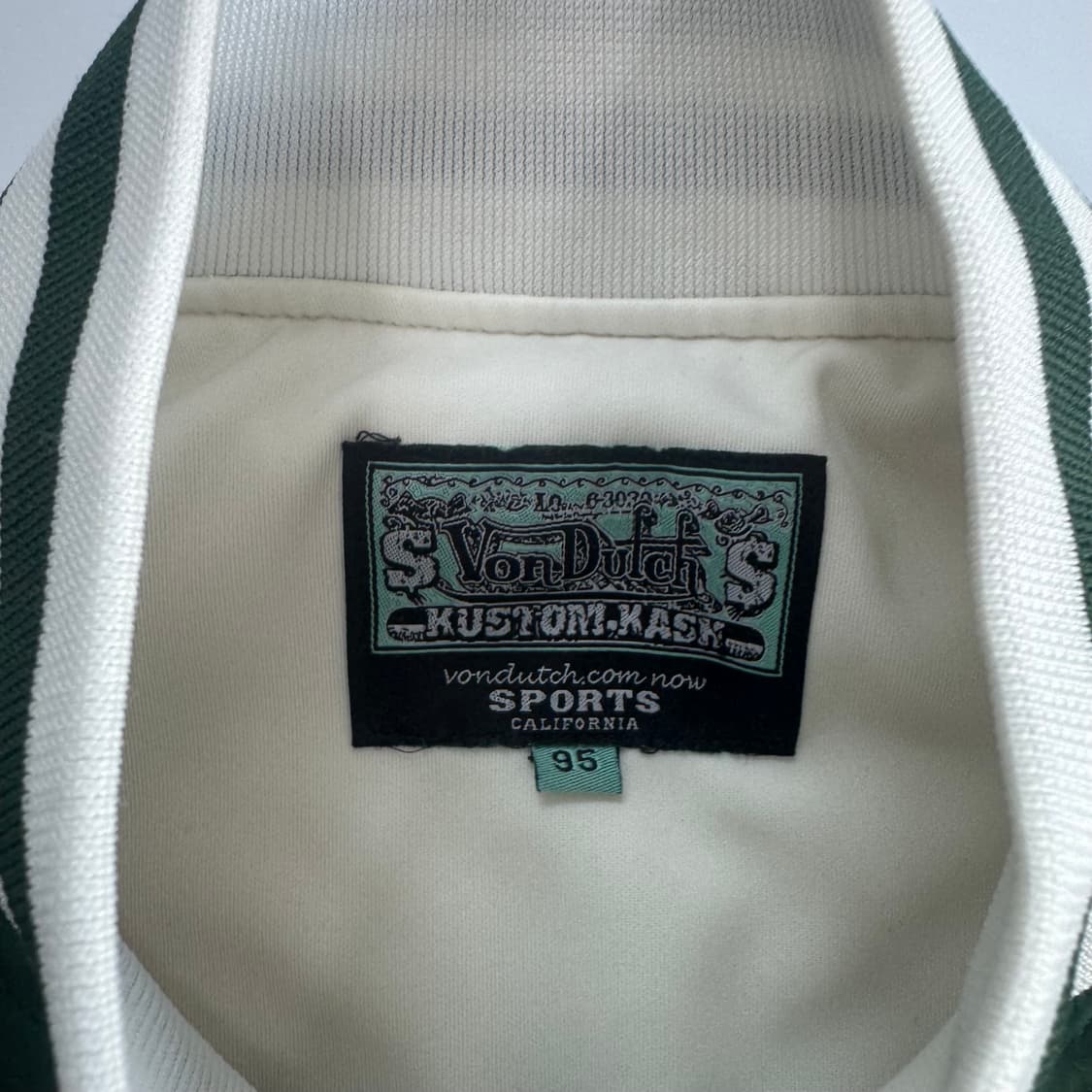 Von Dutch 본더치 다크그린 아노락 야구 점퍼 상품이미지6