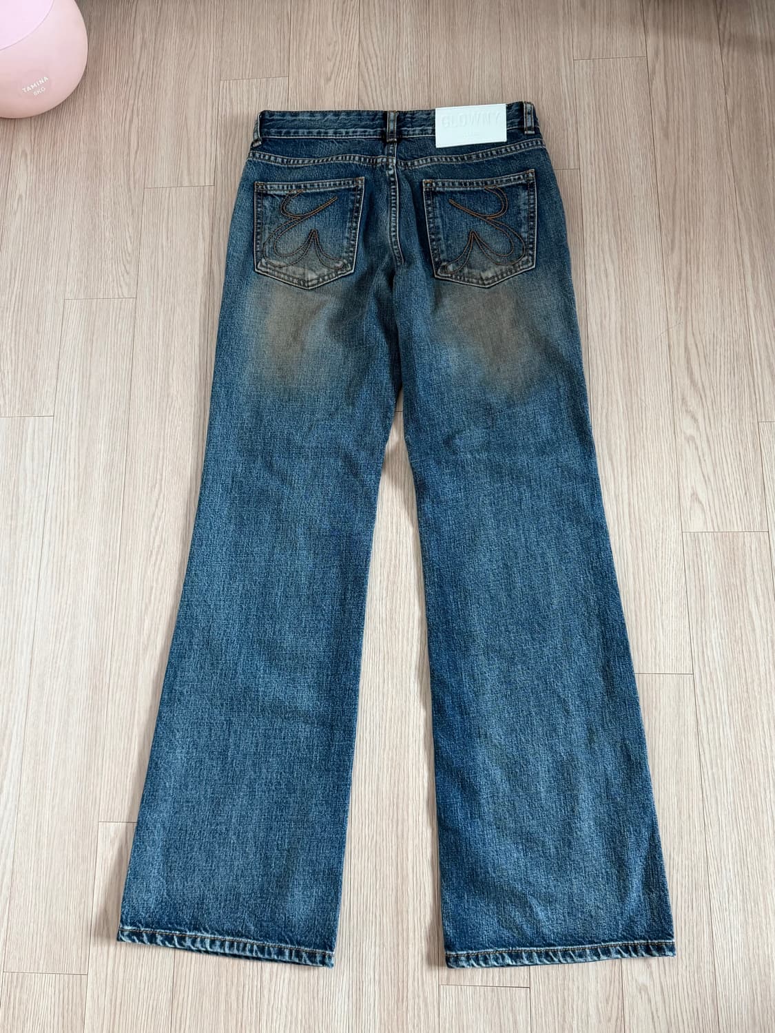 글로니(glowny) 로데오 진 rodeo 빈티지 블루 S  상품이미지3