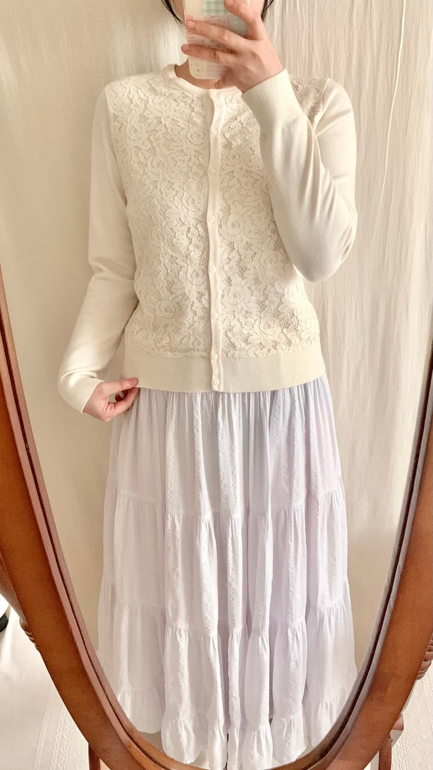 빈티지 레이스 니트 가디건 상품이미지5