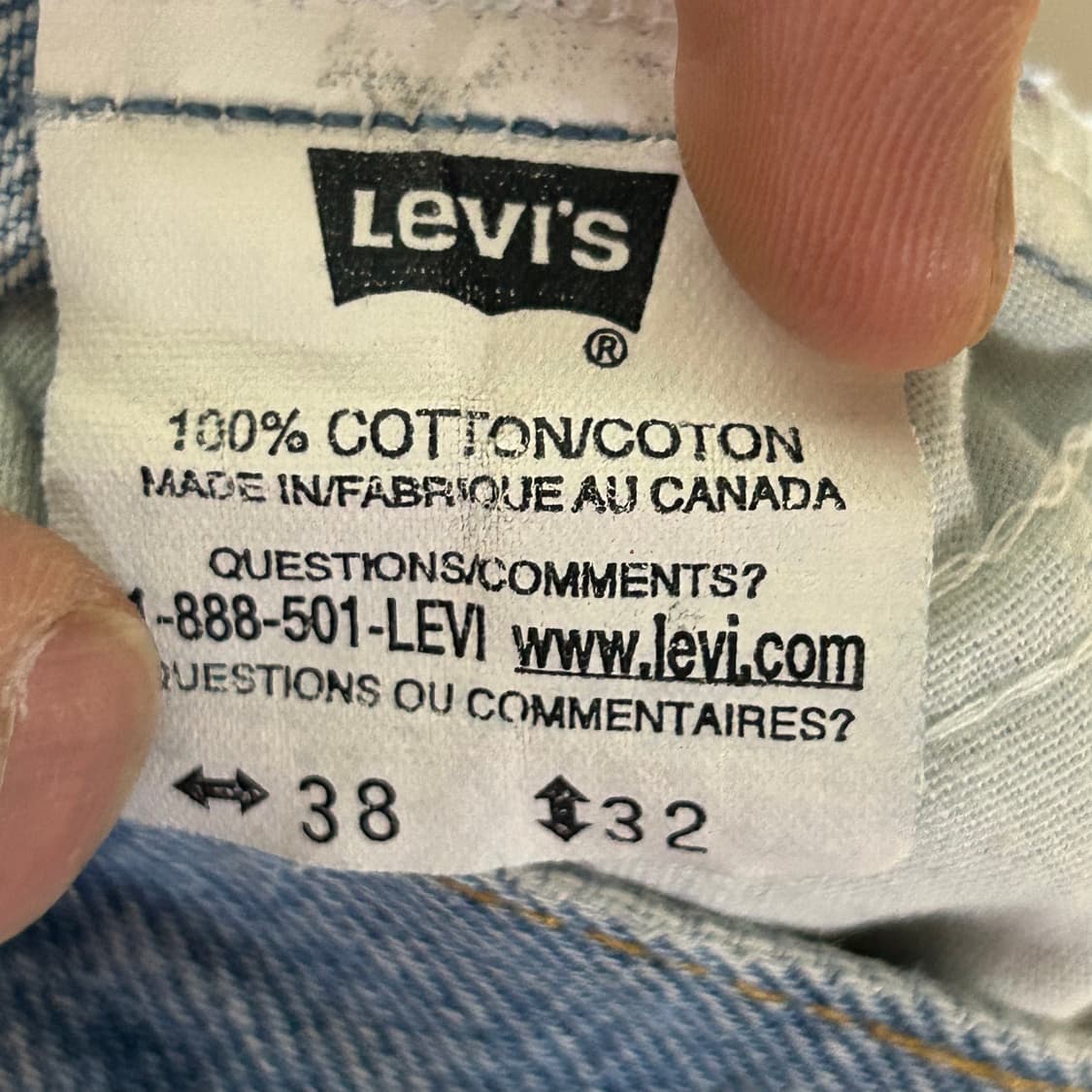 [Levi's] 리바이스 Made in Canada 오렌지탭 데님팬츠 상품이미지7