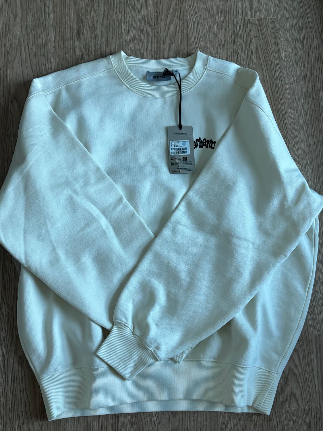 칼하트wip 하트로고 맨투맨 새상품 사이즈M 상품이미지1