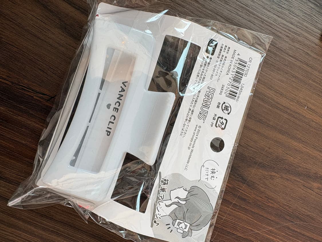 스누피 헤어 집게핀 상품이미지2