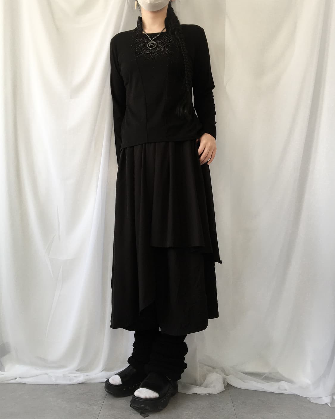 Beads pattern point Chinese mood sleeve 상품이미지7