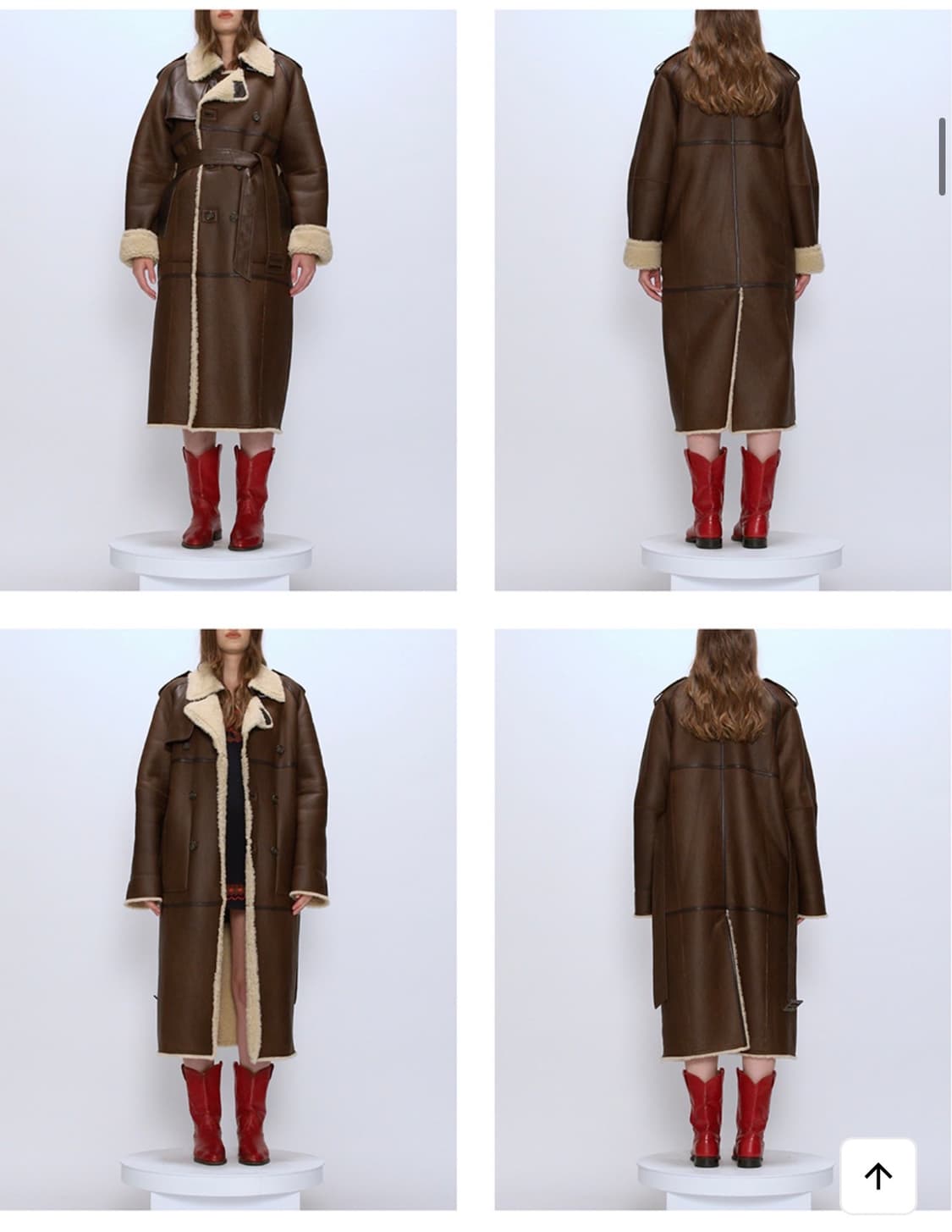 인스턴트펑크 20FW 리버시블 무스탕 M사이즈 (10회 미만 착용) 상품이미지3