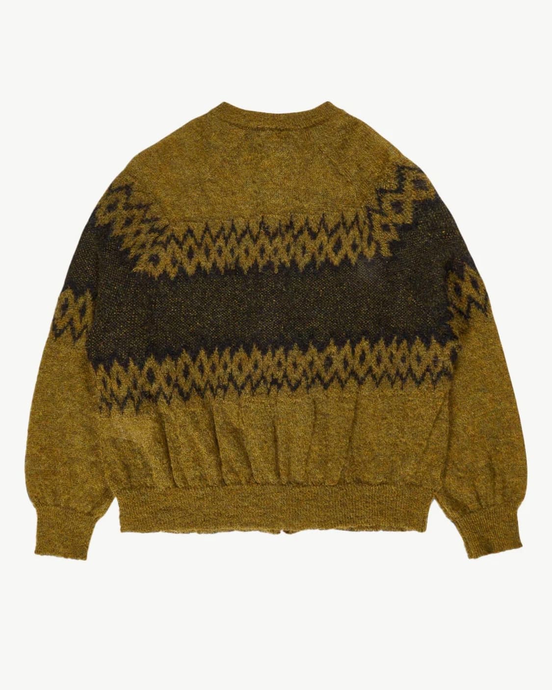 [L]마리아노 25fw 크리스마스 모헤어 가디건/옐로우 상품이미지5