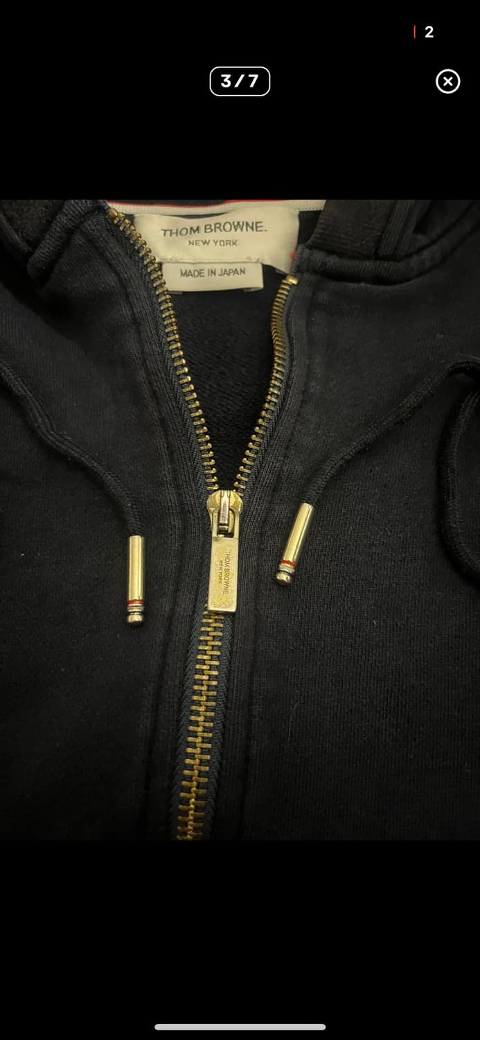 톰브라운 후드집업(네이비) 상품이미지3