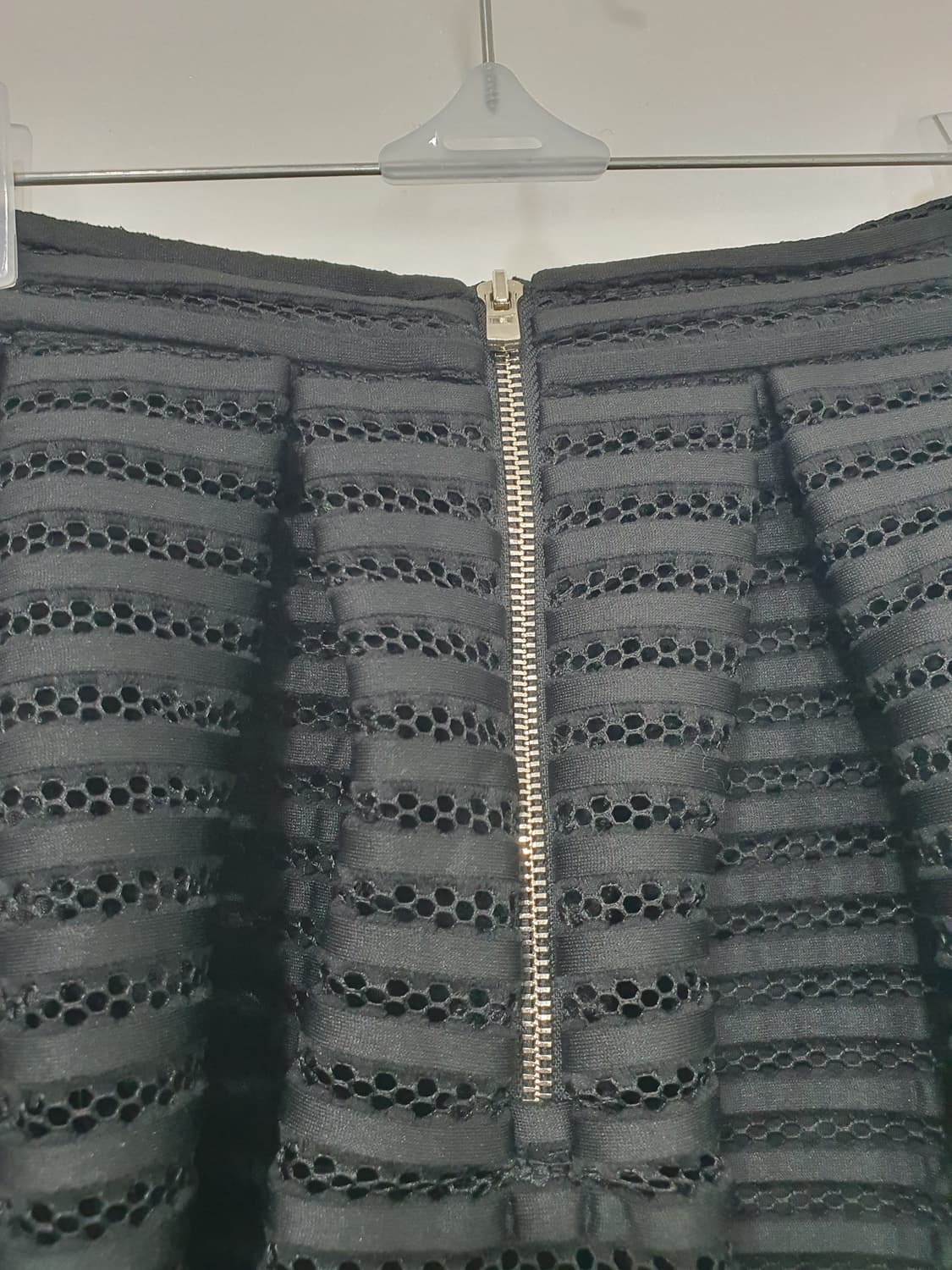 마쥬 Maje 우아한 블랙 시스루 A라인 미디 스커트 사이즈 1 상품이미지7