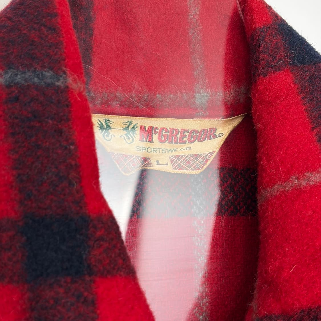맥그리거 버팔로 플레이드 울 자켓 상품이미지3