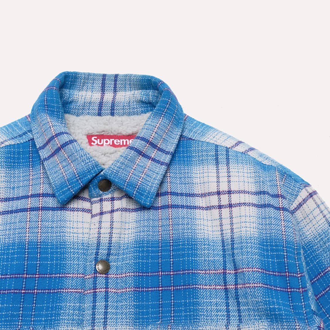 23fw lined flannel snap shirt 상품이미지3