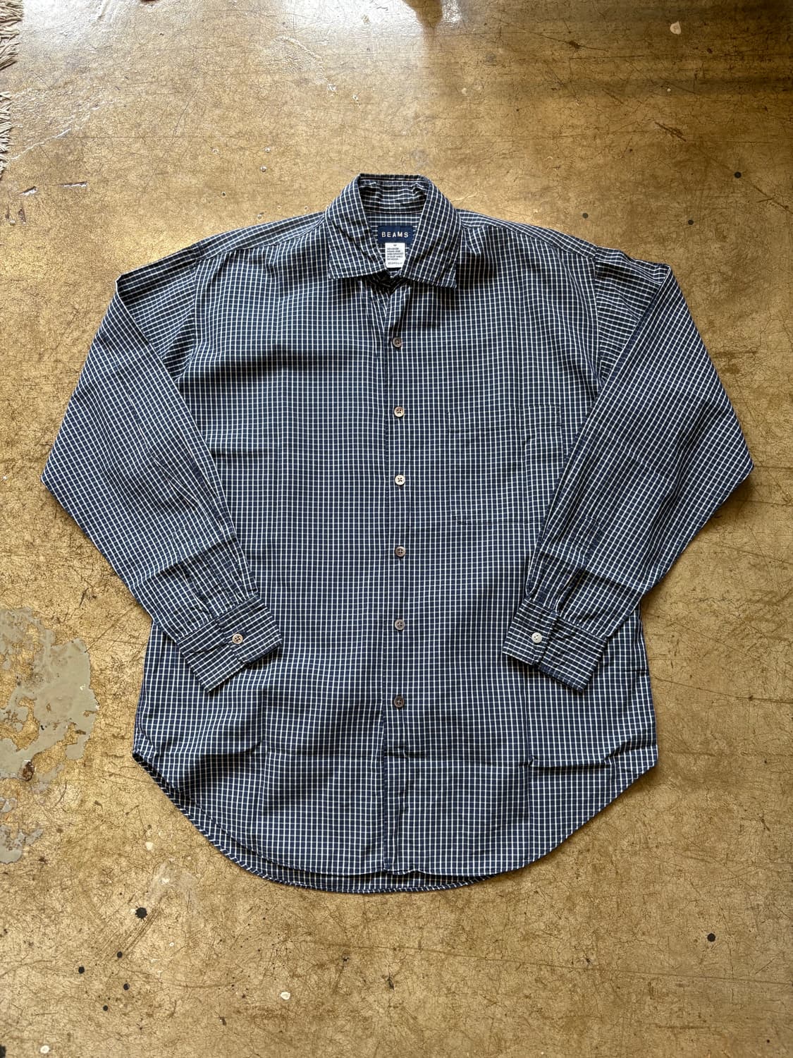 BEAMS check shirt 상품이미지2