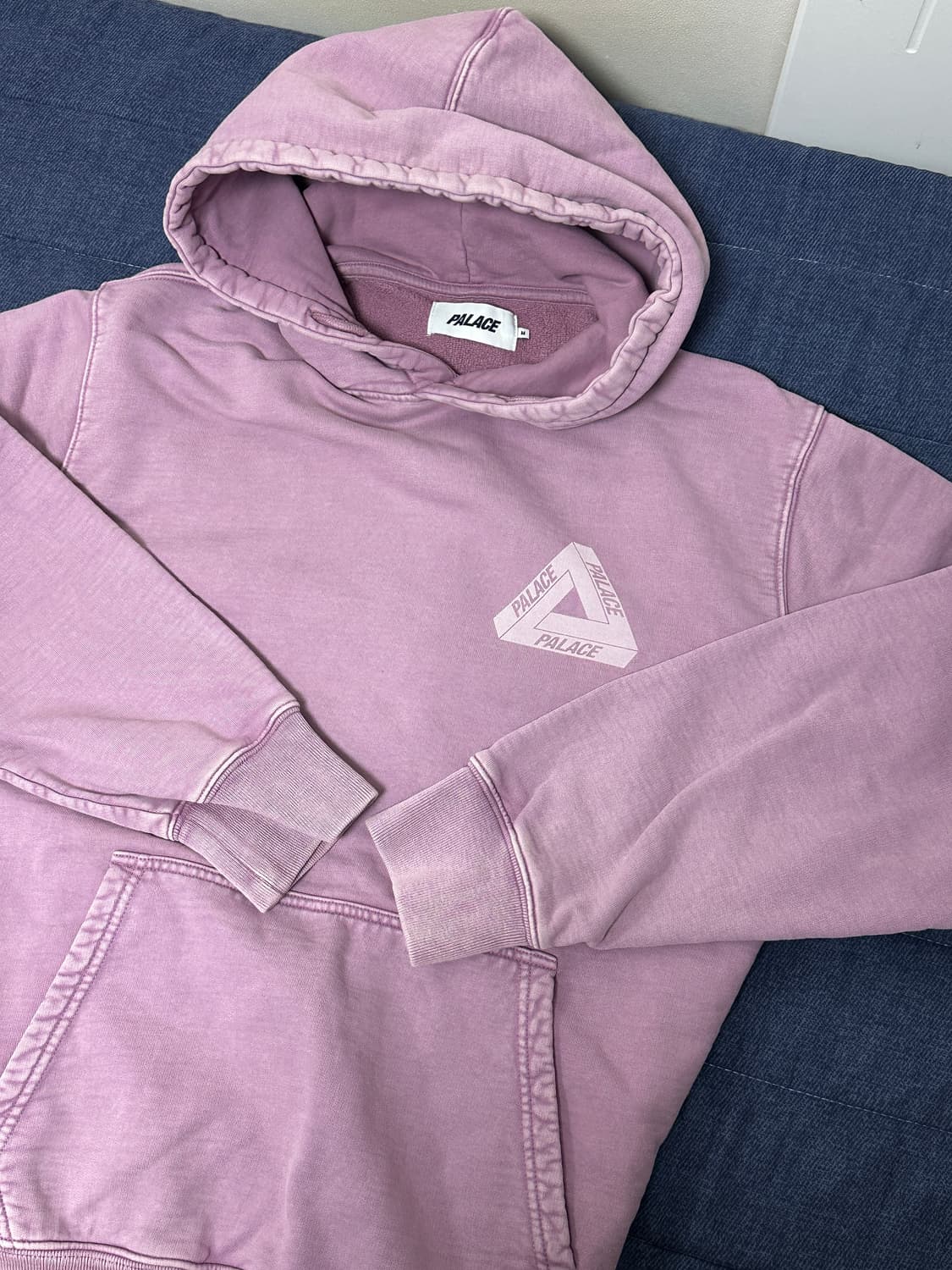 23fw팔라스 워시드 아웃 트라이퍼그 후드 핑크  M 상품이미지3