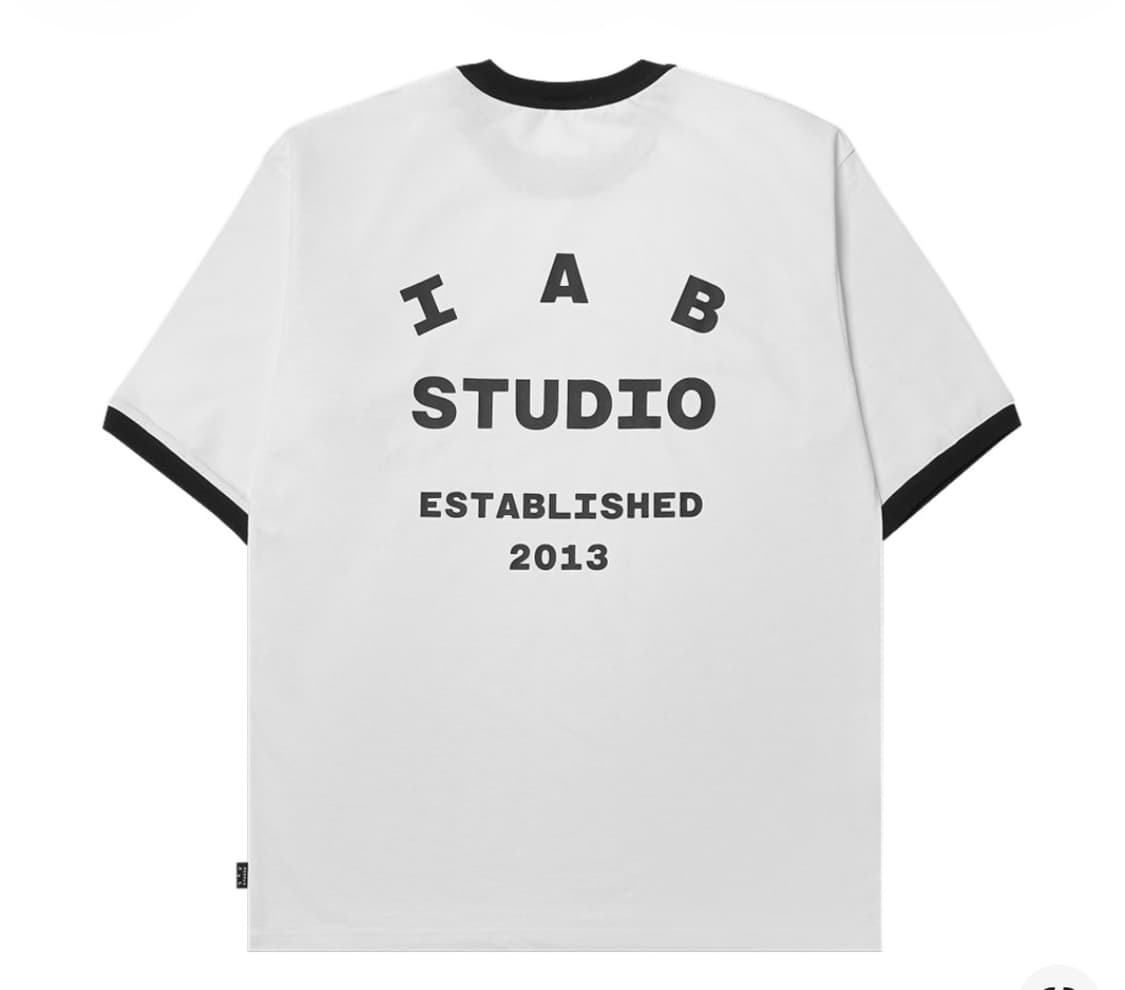아이앱스튜디오 이스테블리시드 티셔츠 화이트 상품이미지1