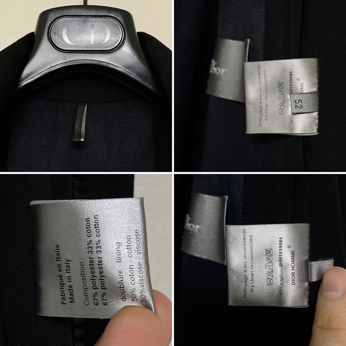 2003FW Dior HOMME LUSTER NAPOLEON COAT 상품이미지7